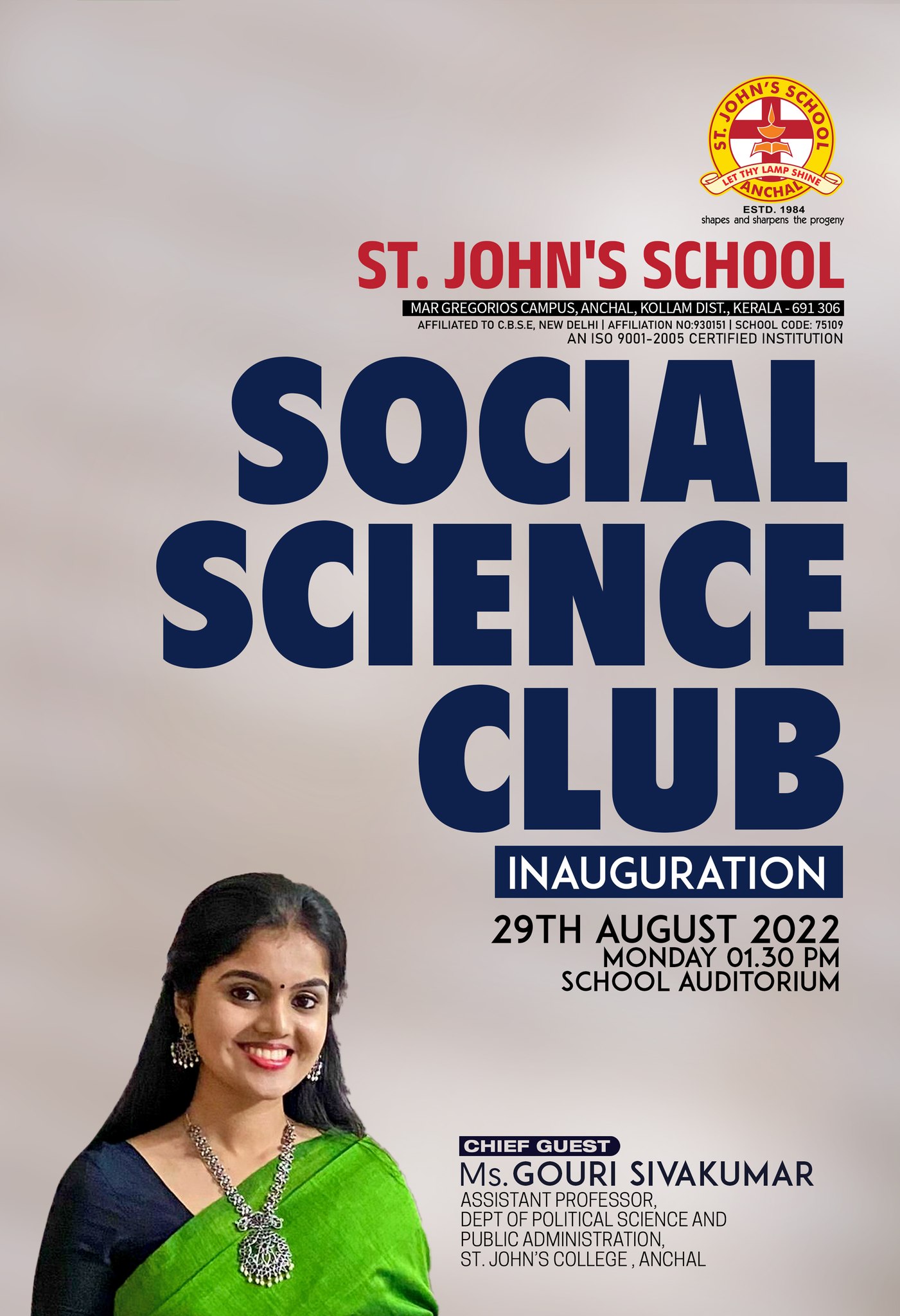 Social Science Club Inauguration 2022